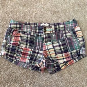 American Eagle plaid shorts